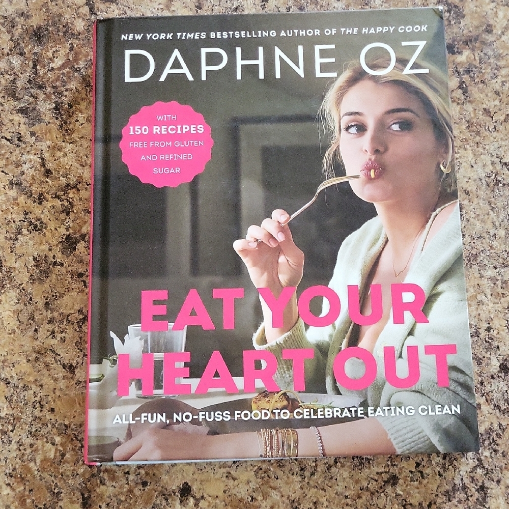 's Eat Your Heart Out Cookbook - Black and Pink Cover